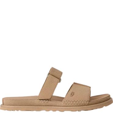UGG WOMENS FLAT SANDAL - MUSTARD SEED